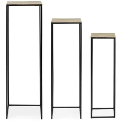 New Bizzotto SET3 PORTA PIANTA IN ALLUMINIO - AMIRA