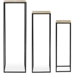 New Bizzotto SET3 PORTA PIANTA IN ALLUMINIO - AMIRA