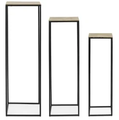 New Bizzotto SET3 PORTA PIANTA IN ALLUMINIO - AMIRA