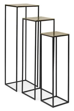 New Bizzotto SET3 PORTA PIANTA IN ALLUMINIO - AMIRA