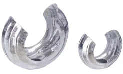 Best Bizzotto SET2 P.TEALIGHT HARSHA ARGENTO