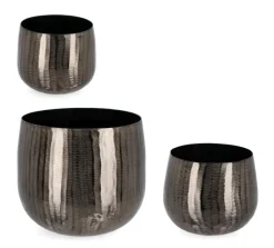 Sale Bizzotto SET3 P.VASO CHISEL TO ANTRACITE