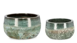 Hot Bizzotto SET2 P.VASO DUYEN CIOTOLA VERDE GIADA