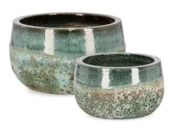 Hot Bizzotto SET2 P.VASO DUYEN CIOTOLA VERDE GIADA