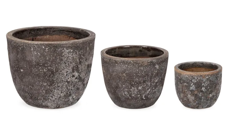 Clearance Bizzotto SET3 P.VASO DUYEN SVAS RUSTY