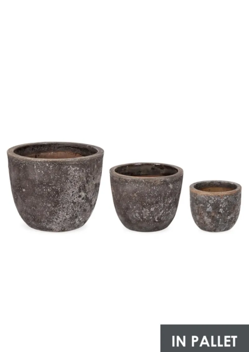 Clearance Bizzotto SET3 P.VASO DUYEN SVAS RUSTY