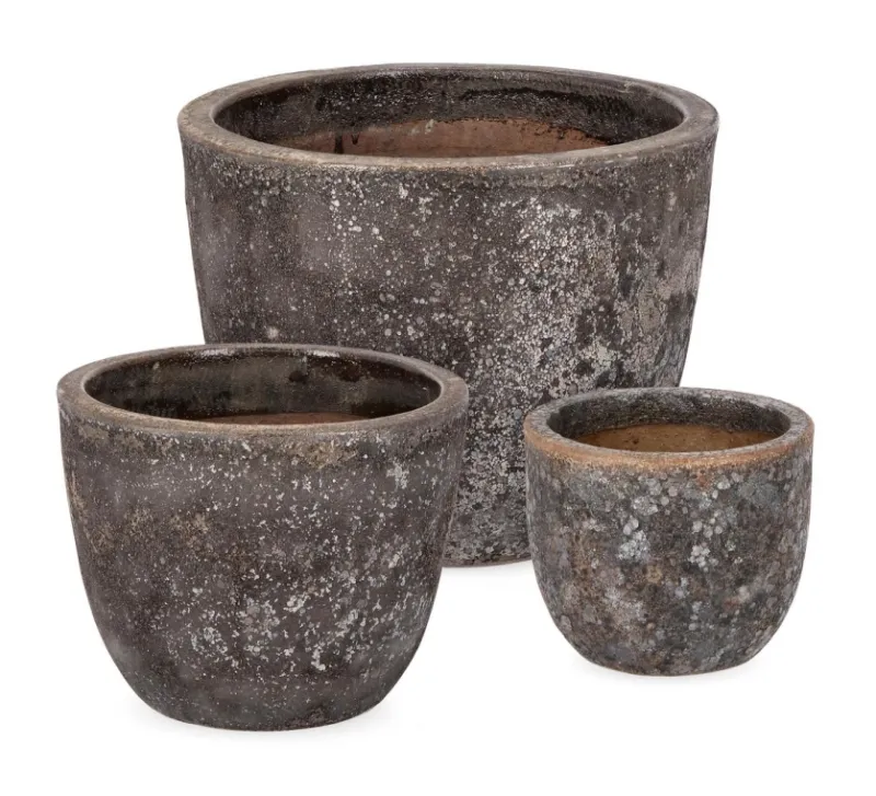 Clearance Bizzotto SET3 P.VASO DUYEN SVAS RUSTY