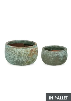Discount Bizzotto SET2 P.VASO DUYEN TO VERDE