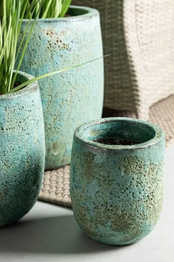 Hot Bizzotto SET3 P.VASO DUYEN TO VERDE