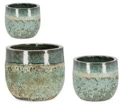Sale Bizzotto SET3 P.VASO DUYEN TO VERDE GIADA