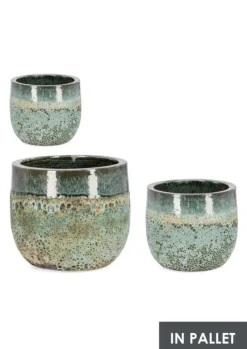 Sale Bizzotto SET3 P.VASO DUYEN TO VERDE GIADA