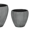 Outlet Bizzotto SET3 P.VASO HALONG TO GRIGIO