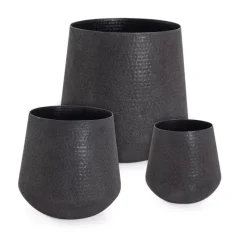 Hot Bizzotto SET3 P.VASO KENAR TO NERO