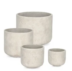 Sale Bizzotto SET4 P.VASO MEILI TONDO BEIGE
