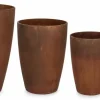 Discount Bizzotto SET4 P.VASO MEILI TONDO RUSTY