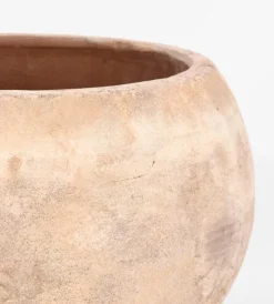 Clearance Bizzotto SET2 P.VASO MINH BOMB TERRACOTTA MARRONE