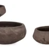 Discount Bizzotto SET3 P.VASO MINH CIOTOLA TERRACOTTA SCUR