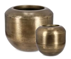 Sale Bizzotto SET2 P.VASO NADU DORATO