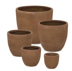 Outlet Bizzotto SET5 P.VASO RIGO TO RUSTY BASSO