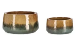 Best Bizzotto SET2 P.VASO THRAN BASSO MELANGE OCRA