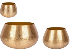 Discount Bizzotto SET3 P.VASO VARANASI TO ORO