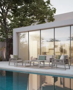 Clearance Bizzotto SET4 SALOTTO C-C CAPTIVA PEYOTE