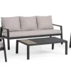 New Bizzotto SET4 SALOTTO C-C ELNA ANTRACITE LH32