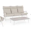 Outlet Bizzotto SET4 SALOTTO C-C IBISCO BIANCO WG20