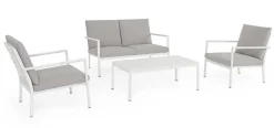 Sale Bizzotto SET4 SALOTTO C-C KONNOR BIANCO CX21