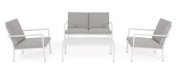Sale Bizzotto SET4 SALOTTO C-C KONNOR BIANCO CX21