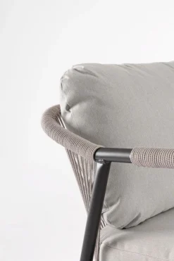 New Bizzotto SET4 SALOTTO C-C MIRAVET ANTRACITE/KHAKI