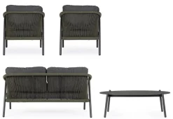 Online Bizzotto SET4 SALOTTO C-C MIRAVET ANT/VERDE