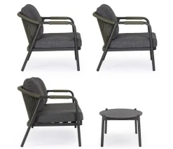 Online Bizzotto SET4 SALOTTO C-C MIRAVET ANT/VERDE