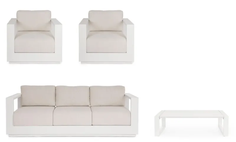 New Bizzotto SET4 SALOTTO C-C MOSES VAPOR YK15