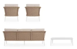 Outlet Bizzotto SET4 SALOTTO C-C OCEANA VAPOR YK15