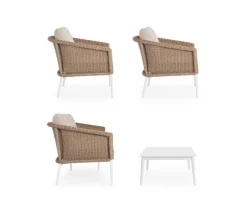 Outlet Bizzotto SET4 SALOTTO C-C OCEANA VAPOR YK15