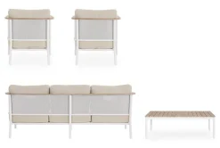 Sale Bizzotto SET4 SALOTTO C-C ULISES VAPOR YK15