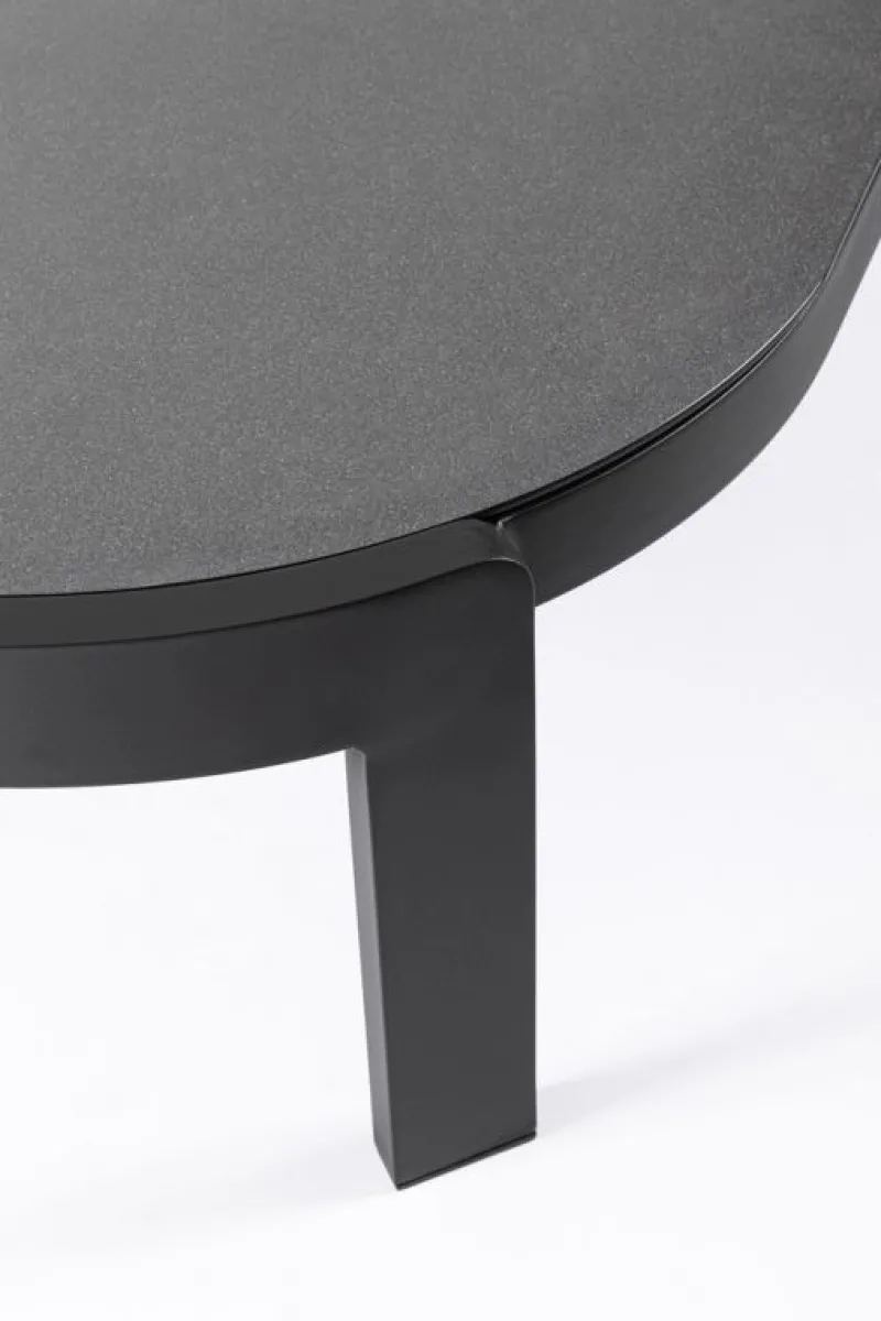 New Bizzotto SET4 SALOTTO IN CORDA PER ESTERNO ANTRACITE WG21 - PRESLEY