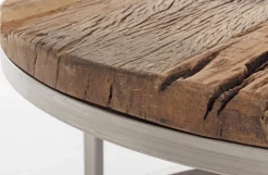 Clearance Bizzotto SET2 TAVOLINI BASSI IN LEGNO RICICLATO - RAFTER