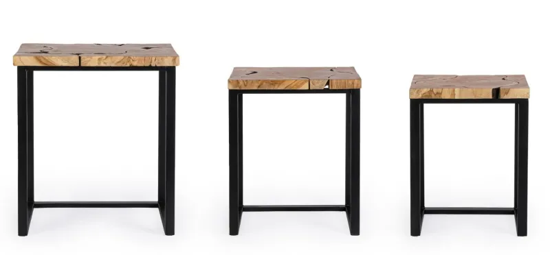 Sale Bizzotto SET3 TAVOLINI- ELWOOD