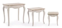 Sale Bizzotto SET3 TAVOLINI IN LEGNO - CLARISSE