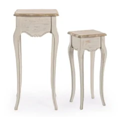 Hot Bizzotto SET2 TAVOLINI IN LEGNO - CLARISSE