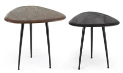 Clearance Bizzotto SET2 TAVOLINI IN LEGNO - MAYO