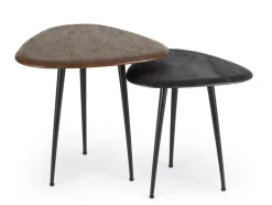 Clearance Bizzotto SET2 TAVOLINI IN LEGNO - MAYO