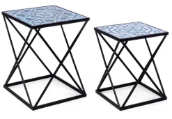 Sale Bizzotto SET2 TAVOLINI IN METALLO - NEAPOLIS