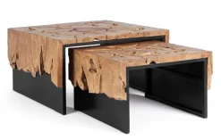 Outlet Bizzotto SET2 TAVOLINO GRENADA