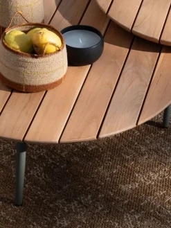 New Bizzotto SET2 TAVOLINO IVISSA D60-D80 VERDE