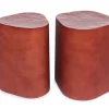 Discount Bizzotto SET2 TAVOLINO JASLEEN TERRACOTTA