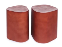 Discount Bizzotto SET2 TAVOLINO JASLEEN TERRACOTTA