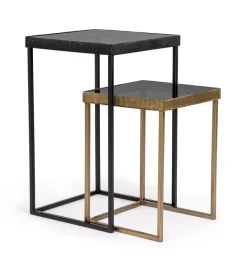 Clearance Bizzotto SET2 TAVOLINO YAMIR QU